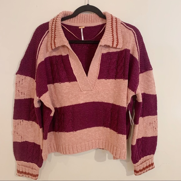 Free People Pembrook Striped Sweater - Picture 4 of 7